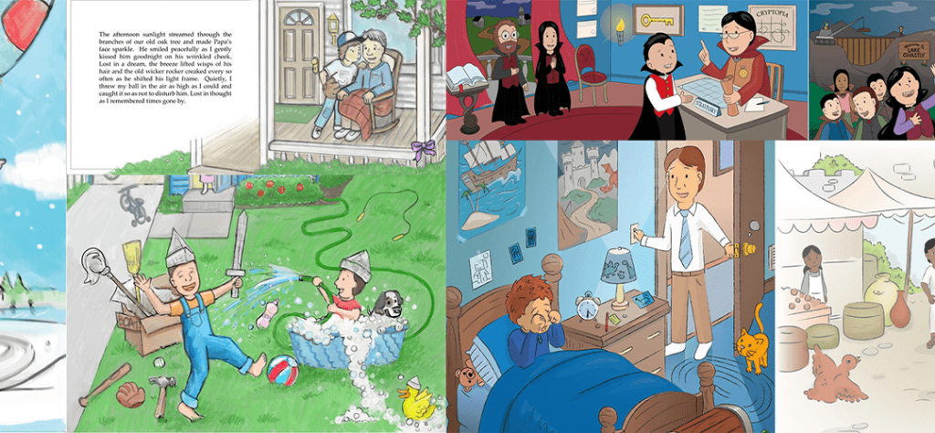 children's book page