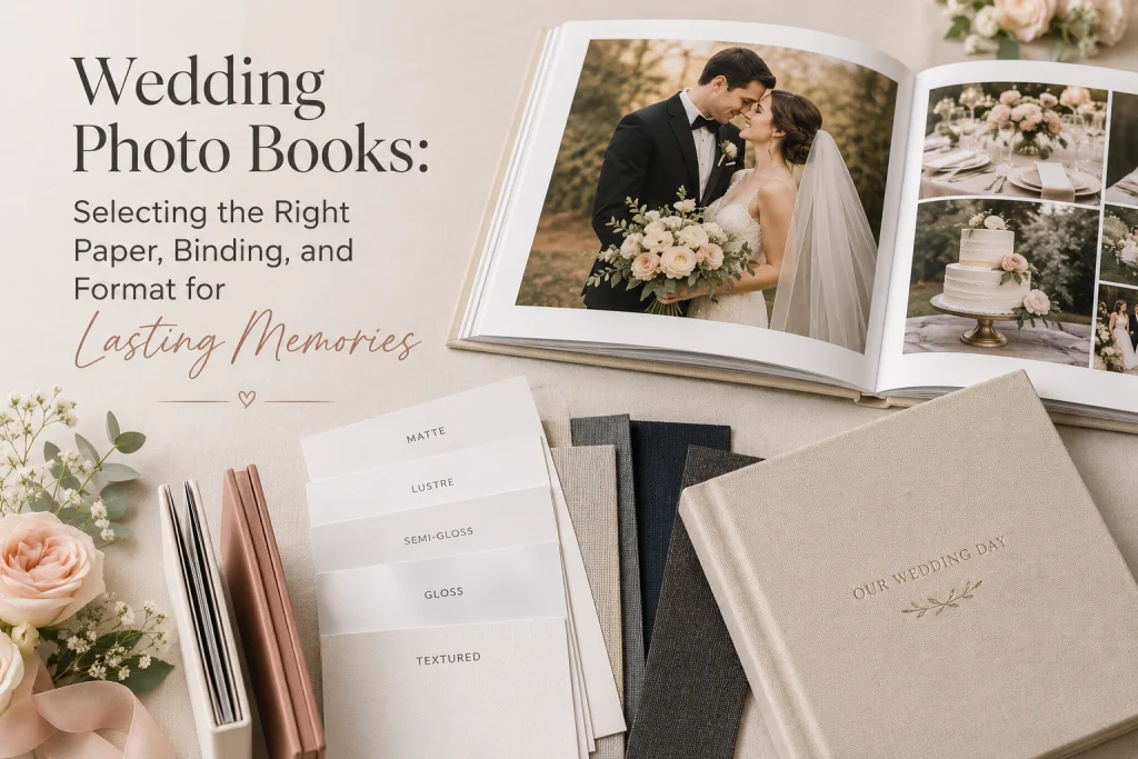 Wedding Photo Books Selecting the Right Paper, Binding, and Format for Lasting Memories