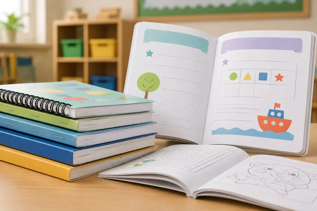 Educational Workbooks and Activity Books Binding and Design Choices for Classroom Durability