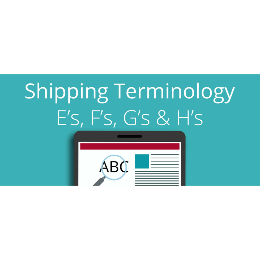 PRC- Shipping Terminology