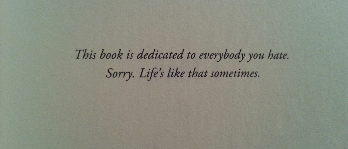 How to write a dedication page